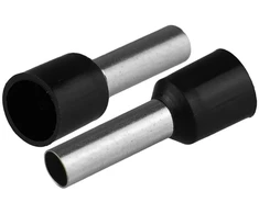 HAND Końcówka tulejkowa izolowana do przewodów 1x6mm2; dł tulejki 20mm juoda 20 vnt.