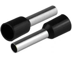 HAND Końcówka tulejkowa izolowana do przewodów 1x4mm2; dł tulejki 19,5mm juoda 50 vnt.