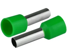 HAND Końcówka tulejkowa izolowana do przewodów 1x6mm2; dł tulejki 20mm žalia 20 vnt.