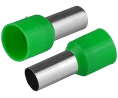 HAND Końcówka tulejkowa izolowana do przewodów 1x16mm2; dł tulejki 22,2mm žalia 20 vnt.