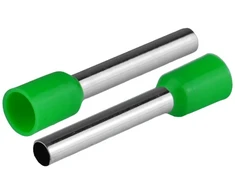 HAND Końcówka tulejkowa izolowana do przewodów 1x4mm2; dł tulejki 25,5mm žalia 50 vnt.