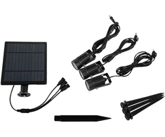 HAND Light Lampa ogrodowa solarna 3x350lm (2w)/6000k – ip44