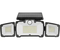HAND Light Lampa ścienna solarna 3x panel 218 led su pultu , czujnik ruchu, zmierzchu – 4w ; 500lm – ip65