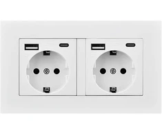 Hand Pro Lizdas wtyczkowe podwójne 2p+su su usba+c schuko