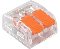 HAND Rinkinys 100szt szybkozłączek su dźwigniami do wszystkich rodzajów przewodów: sz-2d; 24a ; 450v;przewód elastyczny 0,2-1,5mm?,przewód sztywny 0,2-2,5mm?