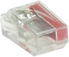 HAND Szybkozłączka dwukrotna do przewodów sztywnych, 24a, 0,75-2,5mm2, 450v ac