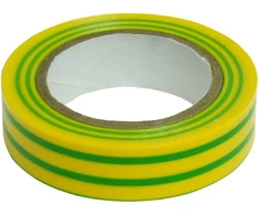 HAND Taśma izolacyjna geltona ir- žalia pvc 15mm/10m