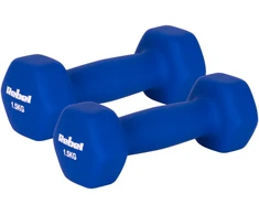 Hantelki Ketaus neopreno hanteliai HEX 2x1.5kg, REBEL ACTIVE
