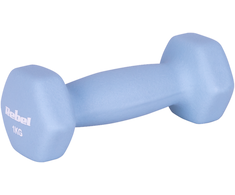 HEX 2x1kg neopreno ketaus hanteliai, REBEL ACTIVE