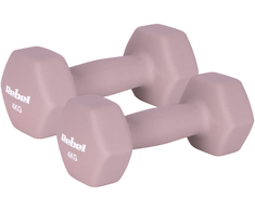 Hantelki żeliwne neoprenowe HEX 2x4kg, REBEL ACTIVE