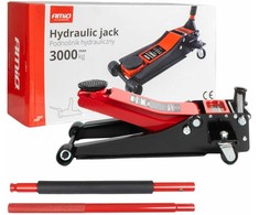 Žemo profilio hidraulinis keltuvas 3000 kg, 75–510 mm, CE, AMIO-04215