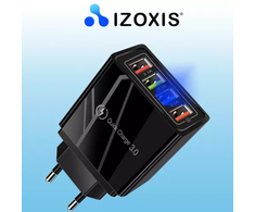 4x USB 3.0 Izoxis 19165 sieninis įkroviklis