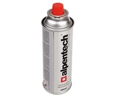 Inko Time Kartusz „Alpentech“ 380 ml dujų balionėlis, sertifikatas: Pi 0875, atitinka EN521 standartą, butanas, veikimo diapazonas nuo -10 °C iki + 40 °C, IK300