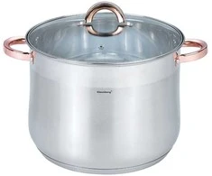 Puodas plieno su pokrywą, 13l, śr.28cm, klausberg, kb-7795