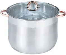 Puodas plieno su pokrywą, 22.4l, śr.34cm, klausberg, kb-7798