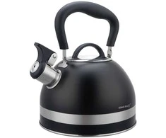 King Hoff Virdulys su gwizdkiem, 1.8l, stali nierdzewnej, juoda, kinghoff, kh-1858