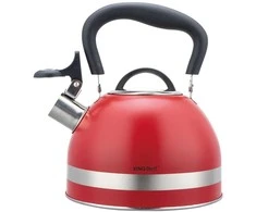 King Hoff Virdulys su gwizdkiem, 1.8l, stali nierdzewnej, raudona, kinghoff, kh-1853
