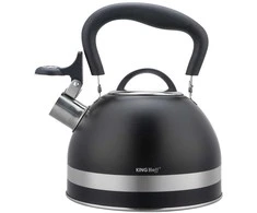 King Hoff Virdulys su gwizdkiem, 1.8l, stali nierdzewnej, juoda, kinghoff, kh-1858