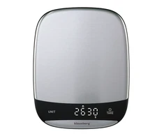Virtuvinės svarstyklės Svarstyklės LED virtuvės svarstyklės, 10 kg, 1 g tikslumas, USB-C, tara, Klausberg