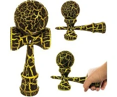 Iso Trade „KENDAMA“ Medinis įgūdžių žaidimas - Auksinis
