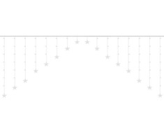 Iso Trade Light curtain 136LED - warm baltas 31V KŚ11337