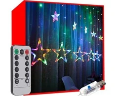 Iso Trade Šviesos užuolaida 138 led usb- daugiaspalvis kŚ19748