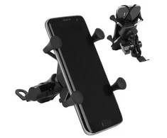 Trizand Motociklo telefono laikiklis su pakroveju