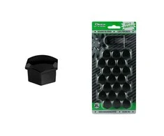 Amio Varžtų gaubtai 21mm, 21vnt, juodi