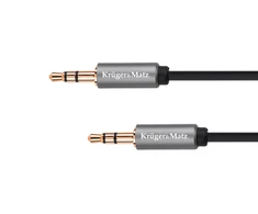 Kruger &amp; Matz Basic AUX - AUX 3.5mm kabelis 1m