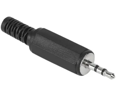 Wtyk Jack 2.5 stereo plastikinis Cabletech kištukas