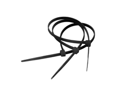 Kabelio raištis 2.5 mm/10 cm juodas Cabletech 100vnt.
