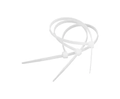 Cabletech laidų tvirtinimo dirželiai 3.6mm 20cm Balta