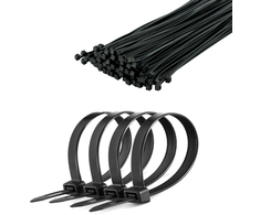 Kabelio raištis 4.8 mm/30 cm juodas Cabletech 50 vnt.