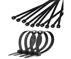 Cabletech laidų tvirtinimo dirželiai 9mm 122cm Juoda