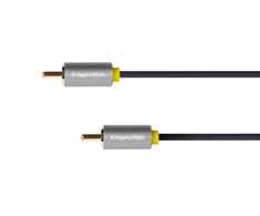 Kabelis 1RCA-1RCA 1m Kruger &amp; Matz Basic