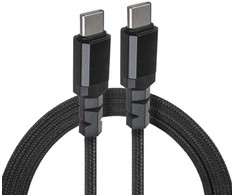 Maclean MCE492 2 x USB-C 100W laidas, palaikantis PD, duomenų perdavimas iki 10Gbps, 5A, , juodas, ilgis 2m