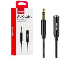 AUX 3.5 mm pratęsimo laidas 2 m – male į female, AMIO-04296