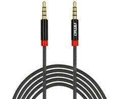 AUX kabelis Mini Jack–Jack 3,5 mm 200 cm AMIO-03270