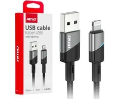 USB į Lightning kabelis 3A 100 cm FullLINK AMIO-03925