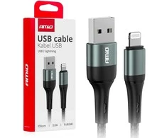 USB-A į Lightning iPhone kabelis 3A 100 cm FullLINK AMIO-03913