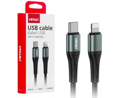 USB-C į Lightning kabelis 20W 100 cm FullLINK AMIO-03916
