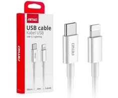 USB-C – Lightning kabelis 20W 100cm FullLINK AMIO-03898