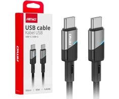 USB-C į USB-C kabelis 60W 100 cm FullLINK AMIO-03926
