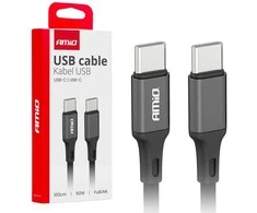USB-C – USB-C kabelis 60W 100 cm FullLINK AMIO-03902