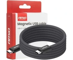 Magnetinis USB-C – USB-C kabelis 60W 100 cm AMIO-04840