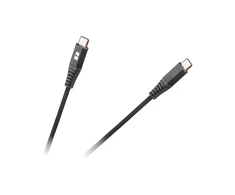 REBEL USB C - USB C kabelis 1m Juodas