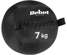 Kamuolys lekarska do ćwiczeń fitness, rehabilitacyjna, 7kg, REBEL ACTIVE