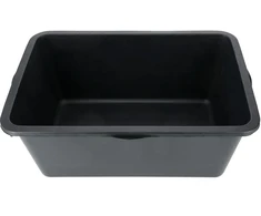 Pro Kastra Stačiakampė plastikinė vonia, juoda, 80 l, sg