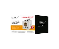 Nepertraukiamo maitinimo šaltinis 24V 230V 2600VA/1800W KEMOT PROsinus 2600