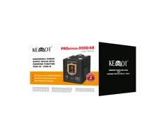 Nepertraukiamo maitinimo šaltinis 48V 230V 3500VA/2400W KEMOT PROsinus 3500